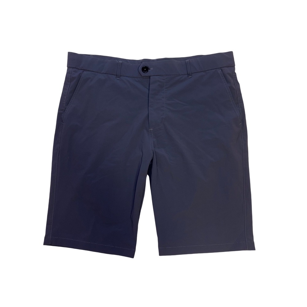 GREYSON Montauk Golf Shorts Mens 36 Blue Performance Stretch Chino 10" Inseam
